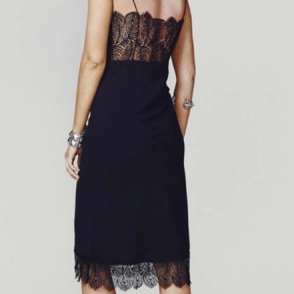 Blue Life Peacock Lace Dress In Raven - Picture 3 of 5